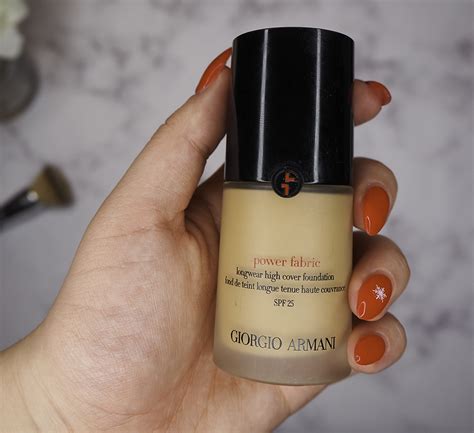 armani power fabric foundation review